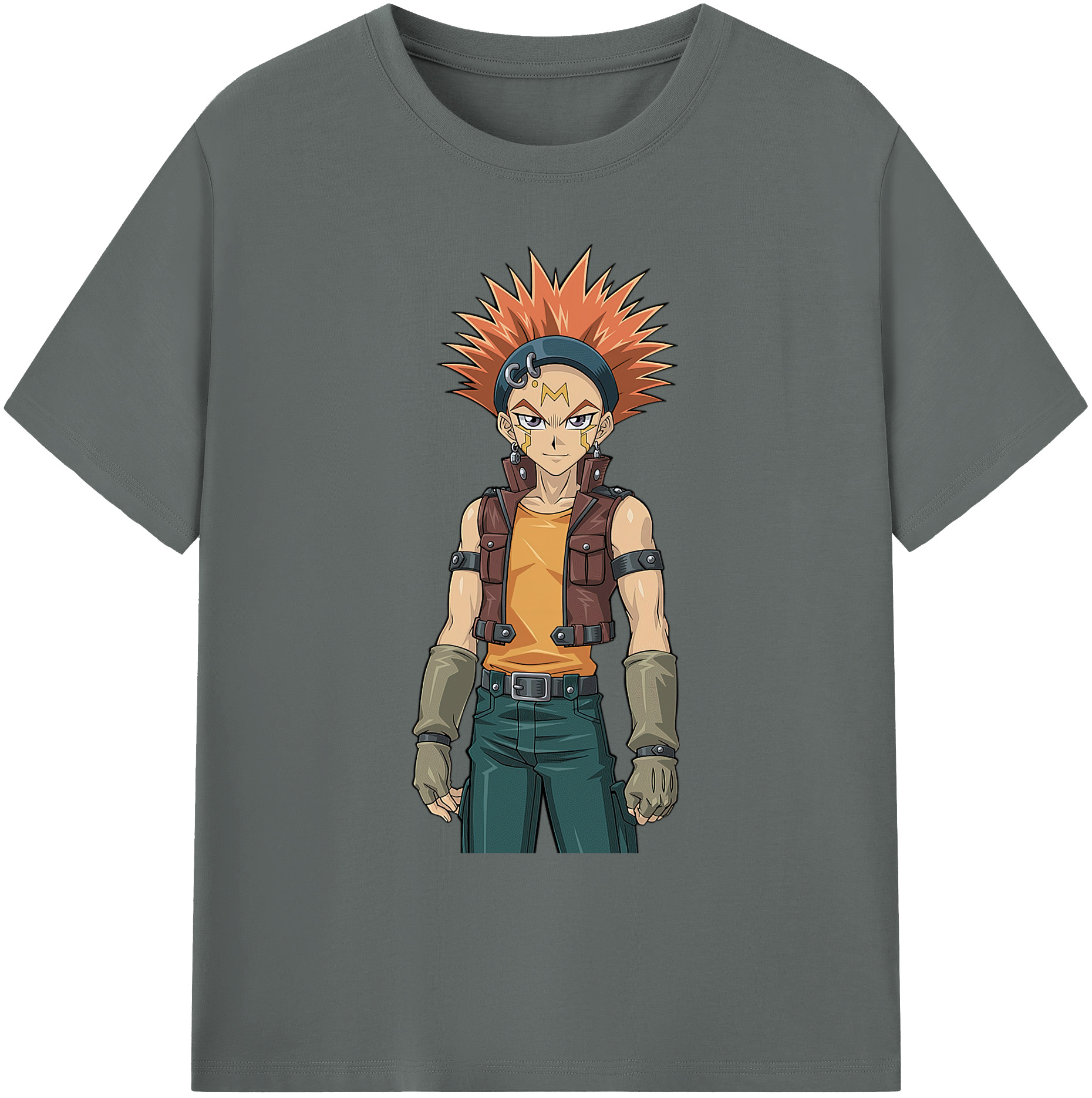 （画像用） 遊☆戯☆王 Yu-Gi-Oh! 綿100％ メンズ半袖Tシャツ｜肌触りやわらか＆通気性